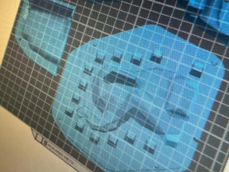 Gussform Lowpoly Elefant