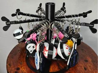 expositor chaveiros com travas