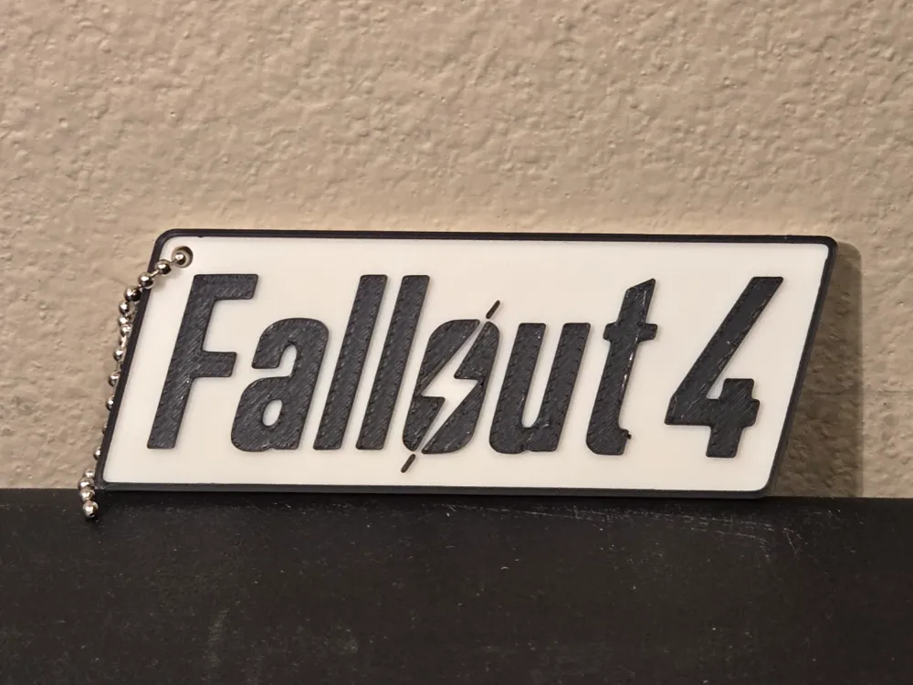 Fallout 4 bag tag - Free 3D Print Model - MakerWorld