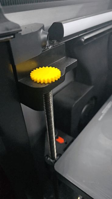 Bambulab X1C/P1P Z axis movable indicator/cover