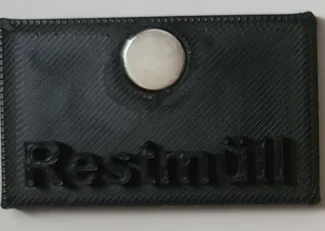 Schild Restmülltonne