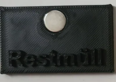Schild Restmülltonne