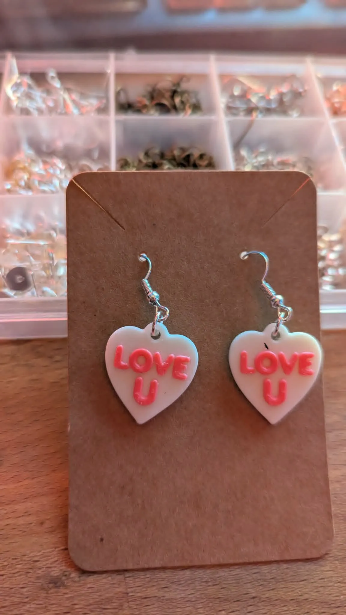 Love U Earrings ! view 3