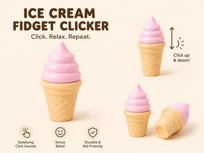 ICE Cream Fidget Clicker