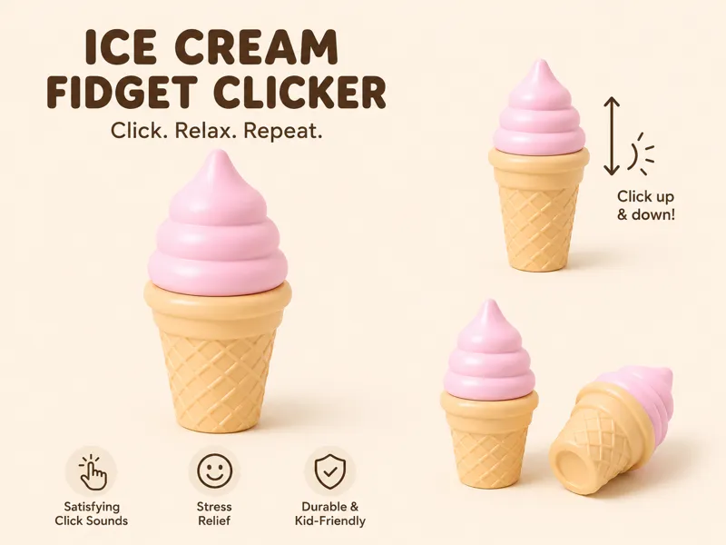 ICE Cream Fidget Clicker