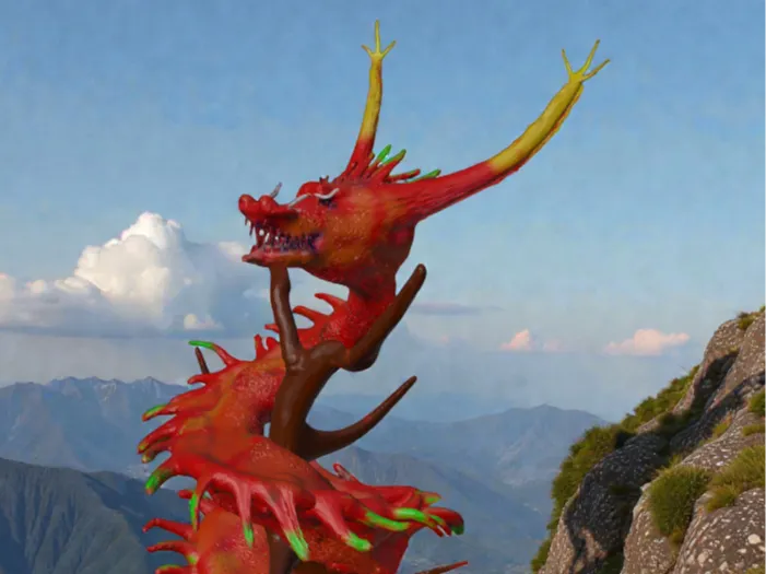 Unprintable Dragon / undruckbarer Drache
