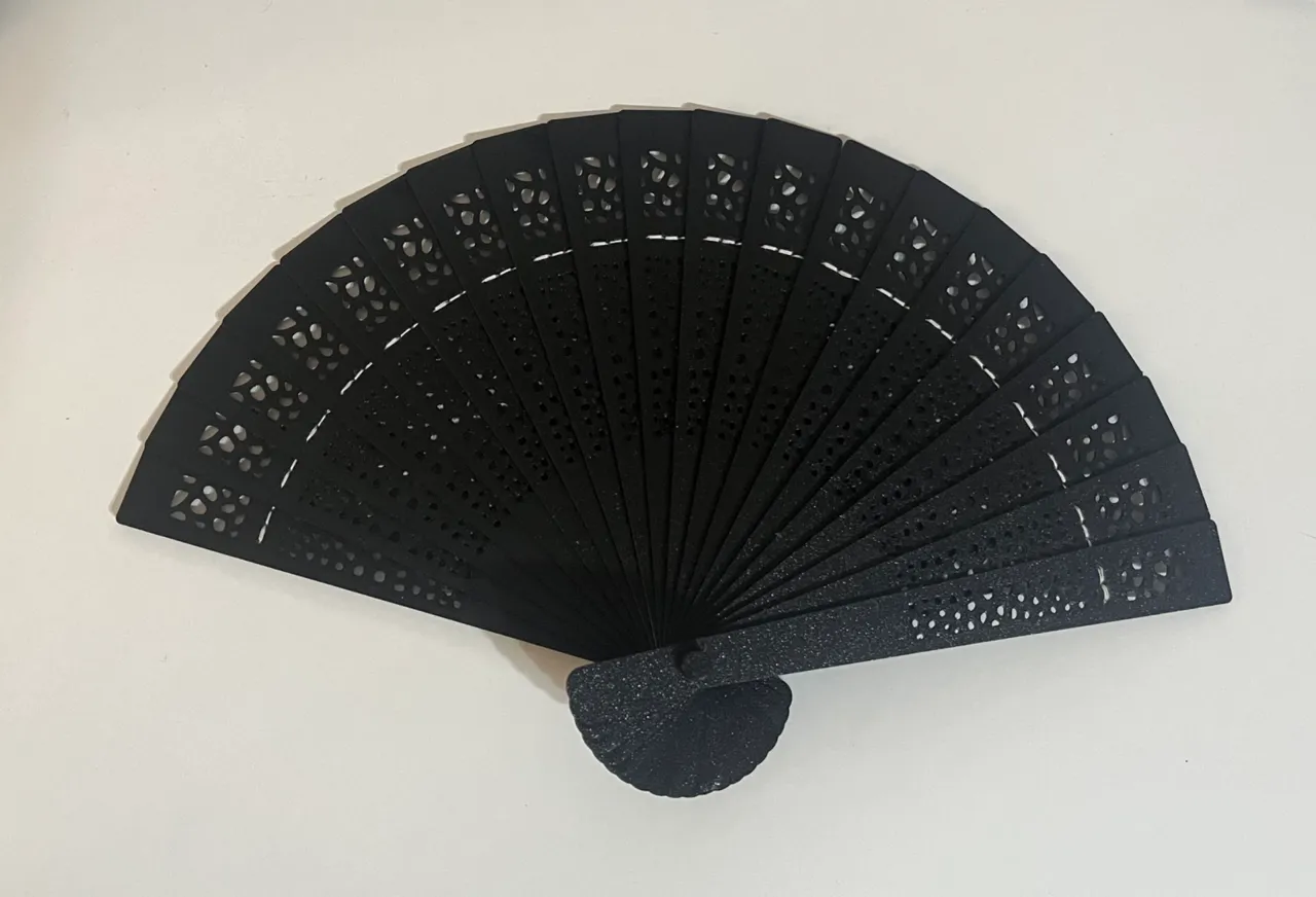 Hand fan Voronoi view 3