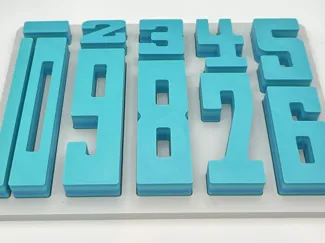 Montessori Stacking numbers, kids educational toy