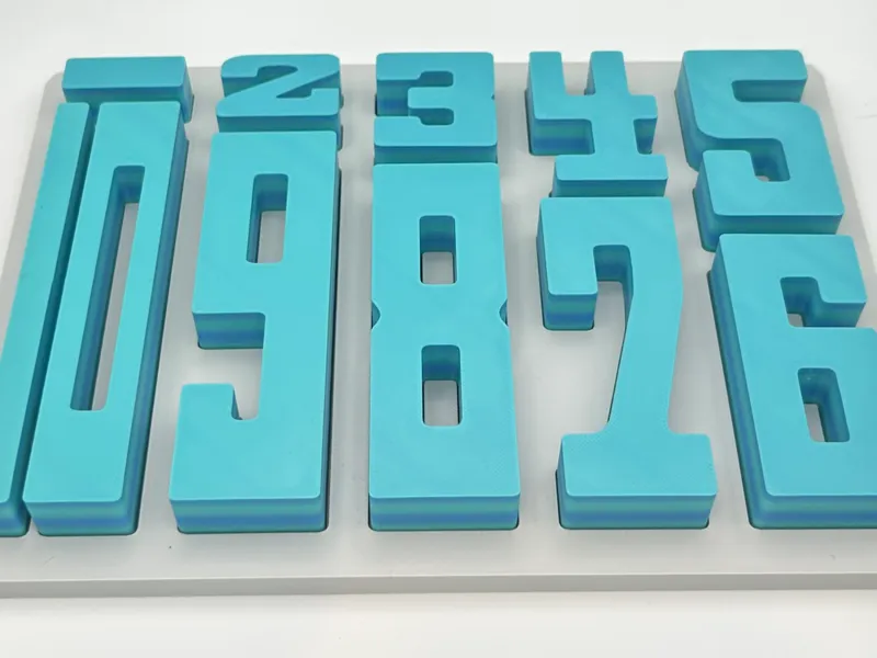 Montessori Stacking numbers, kids educational toy