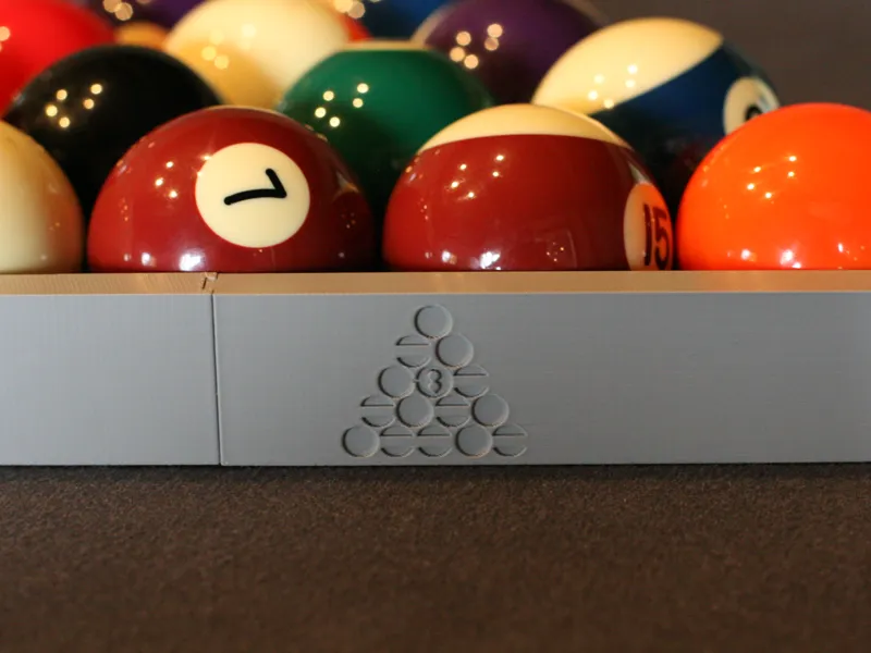 Pool Triangle - With Ball Setup Guide