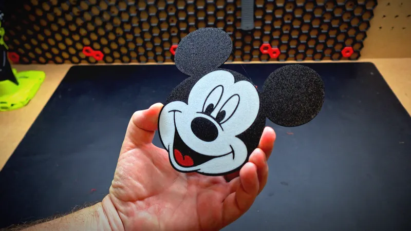 Micky Mouse 2D Coloured Wall Art