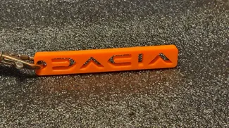 Dacia new logo keychain