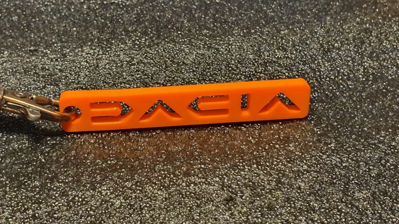 Dacia new logo keychain