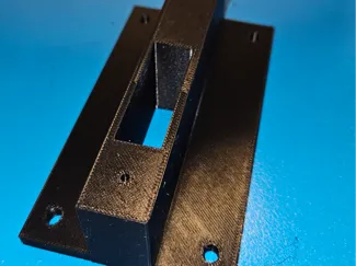 Doorbell camera gate mount