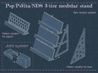 3-Tier Desk Stand for PSP, PS Vita & Nintendo DS