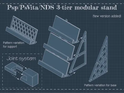 3-Tier Desk Stand for PSP, PS Vita & Nintendo DS