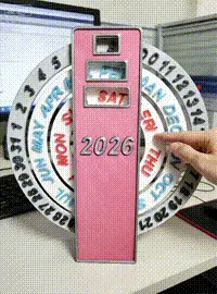 2026年旋转日历