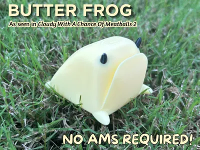 Butter Frog Figurine