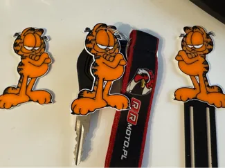 Garfield - keychain / bookmark / flat figurine
