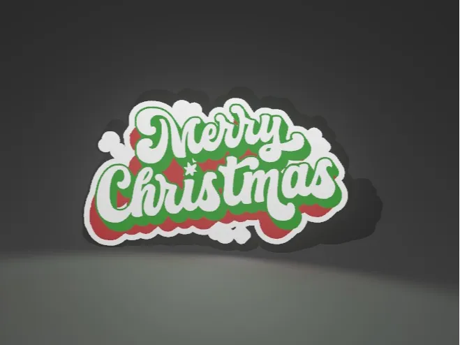 Merry Christmas Light Box