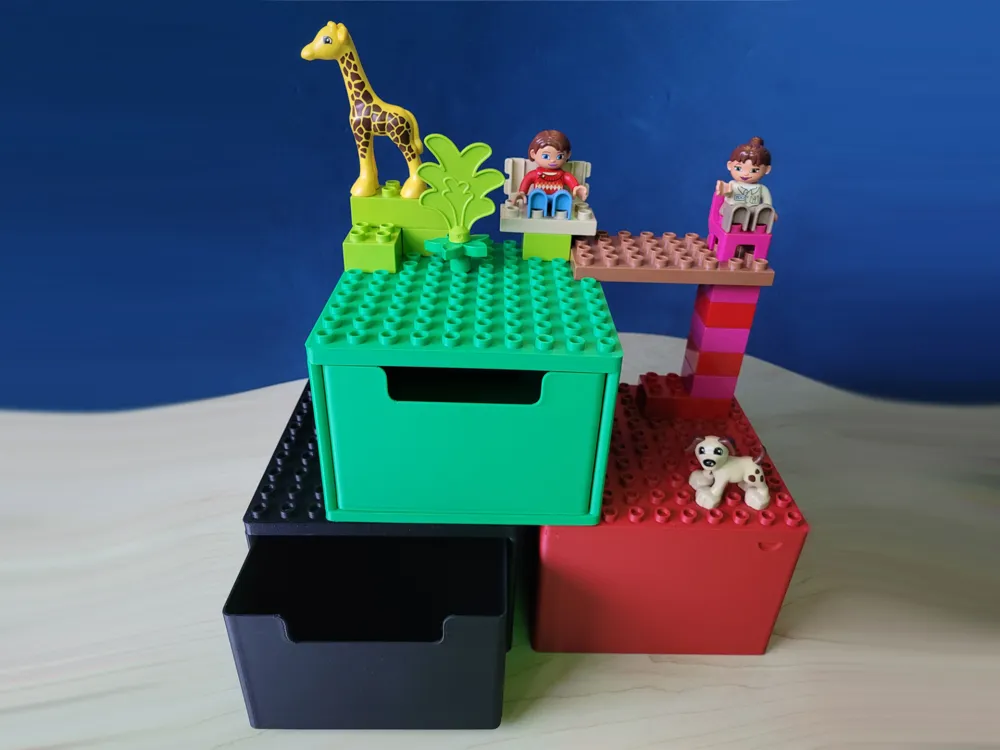 Brick Box Storage System (stackable) by H2Jack Concepts MakerWorld ...