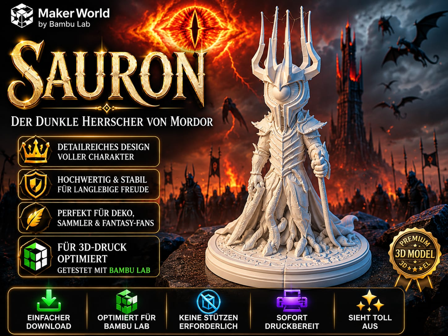 Sauron Herr der Ringe