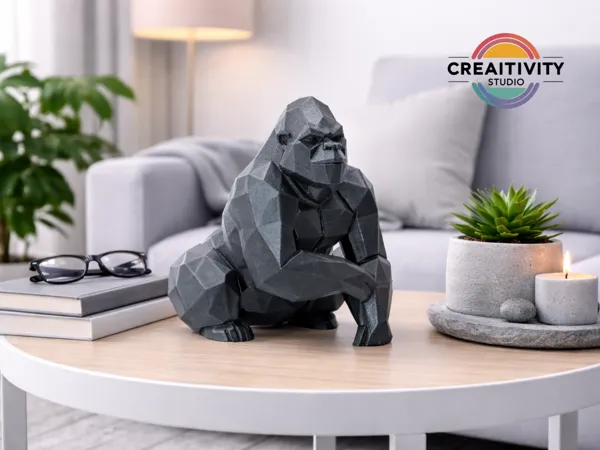 Gorille low-poly « Atlas »