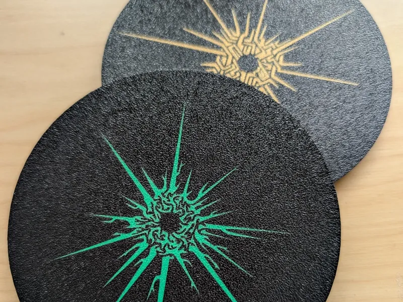 Outer Wilds Coasters - Set 3 + Owlk Eye and OPC