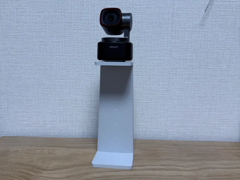 web camera stand with magnet holes