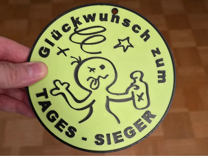 Tagessieger Medaille