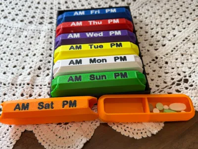 Daily Pill Container Slide