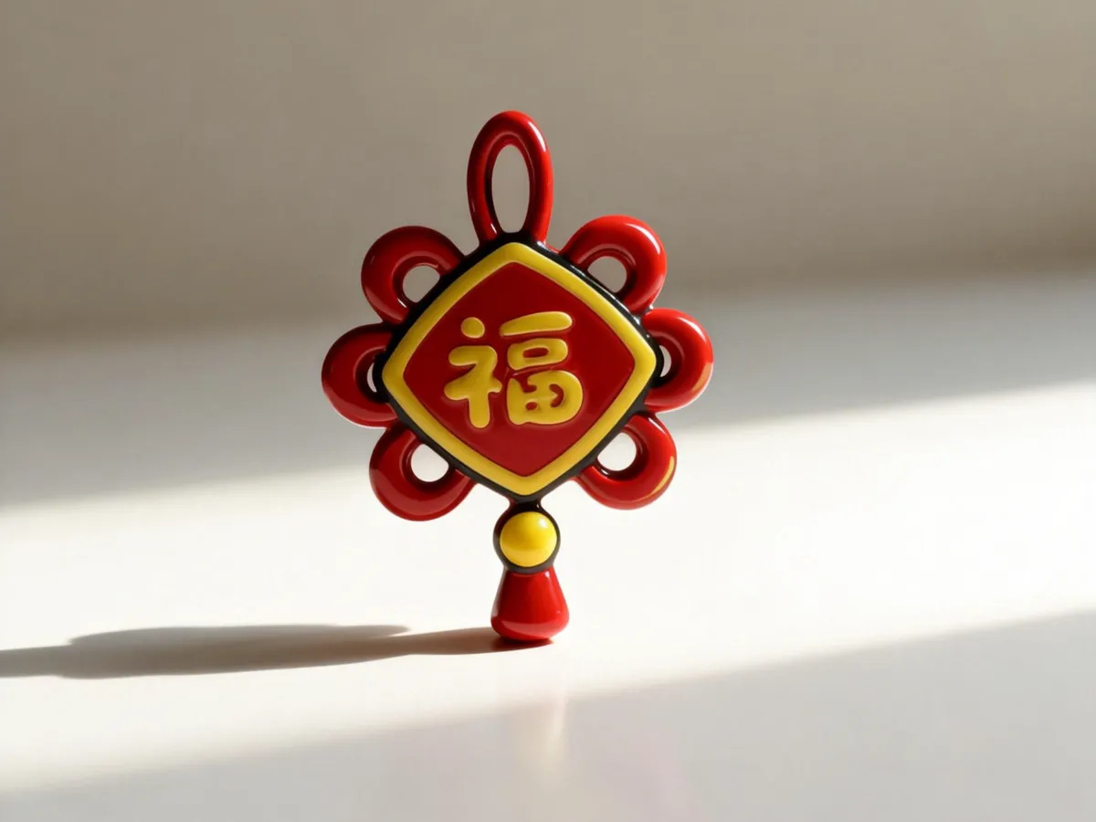 福字中国结冰箱贴-2026年新年装饰-中国农历马年春节-办公室工位摆件 - 免费 3D 打印模型 - MakerWorld