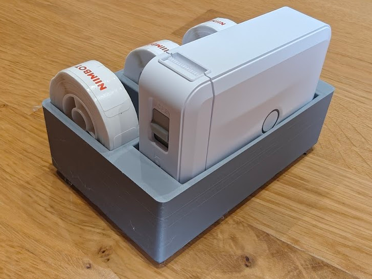 Niimbot D110_M and Labels Organizer Gridfinity