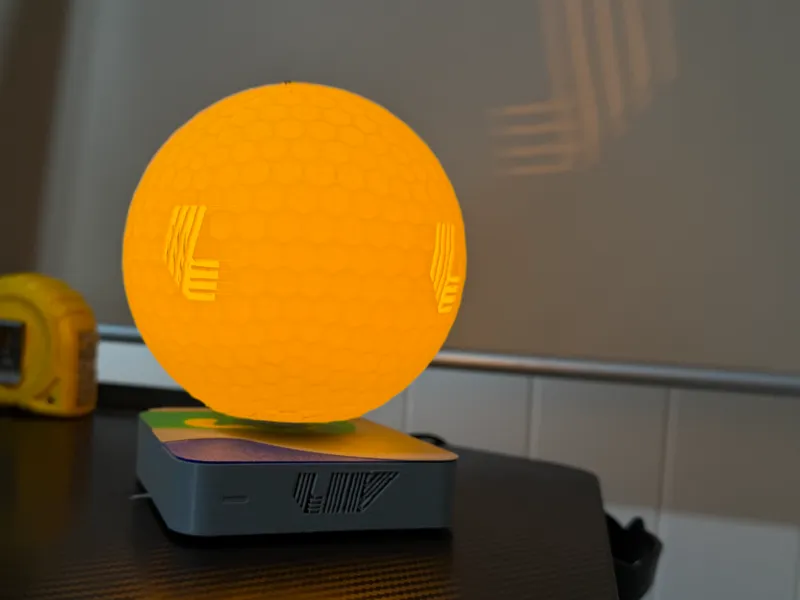 Magnetic Levitation Golf Ball with Green Base