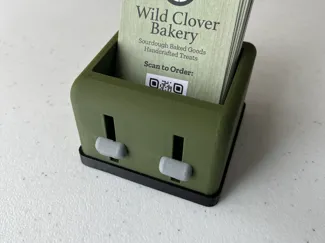 Toaster Vertical Business Card Holder