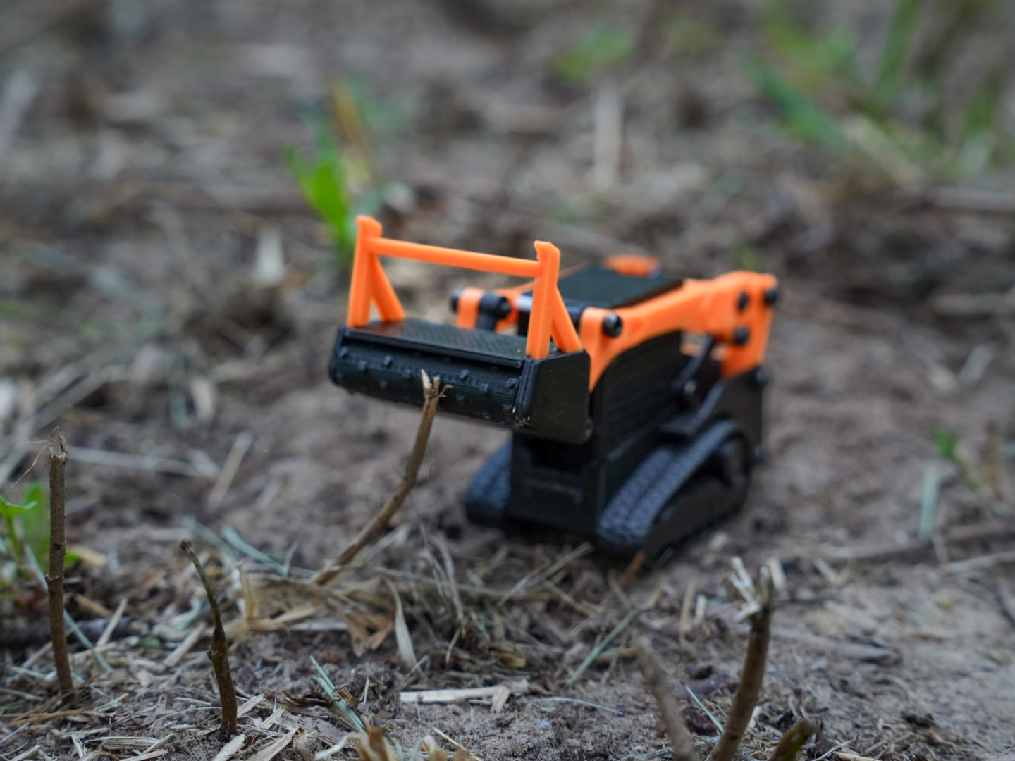 1/64 Scale Skidsteer Forestry Mulcher