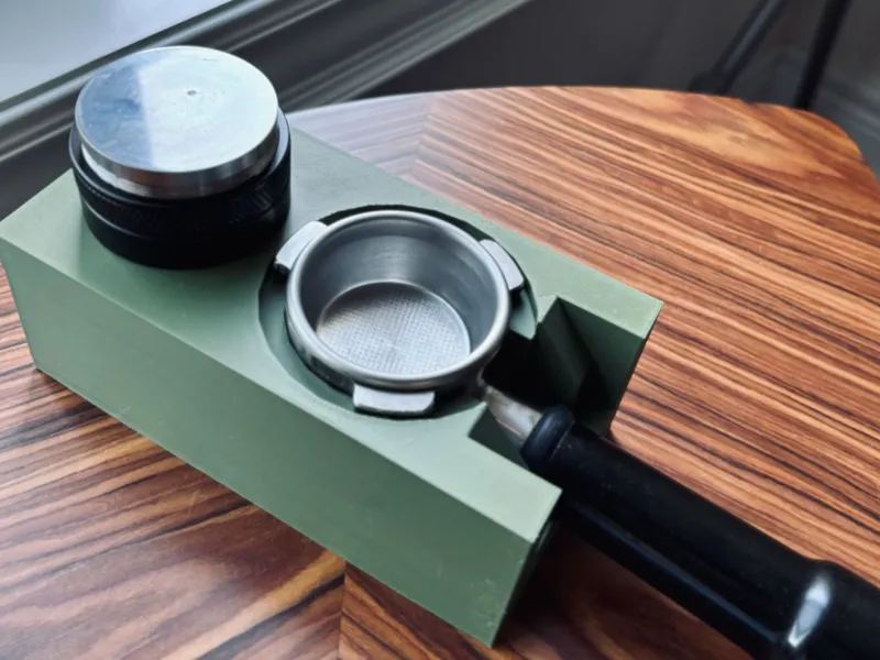 Coffee Tamp station with organization slot 54mm