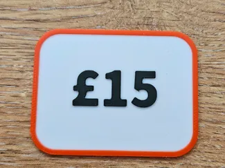 £15 Price tag