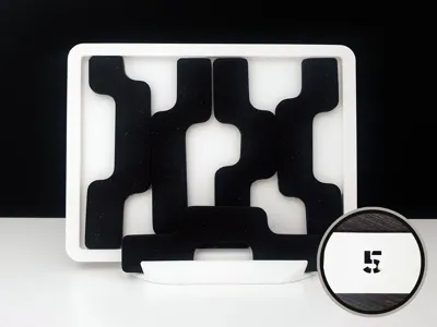 Wave 5 Tray Puzzle With Cover - Can you solve it?