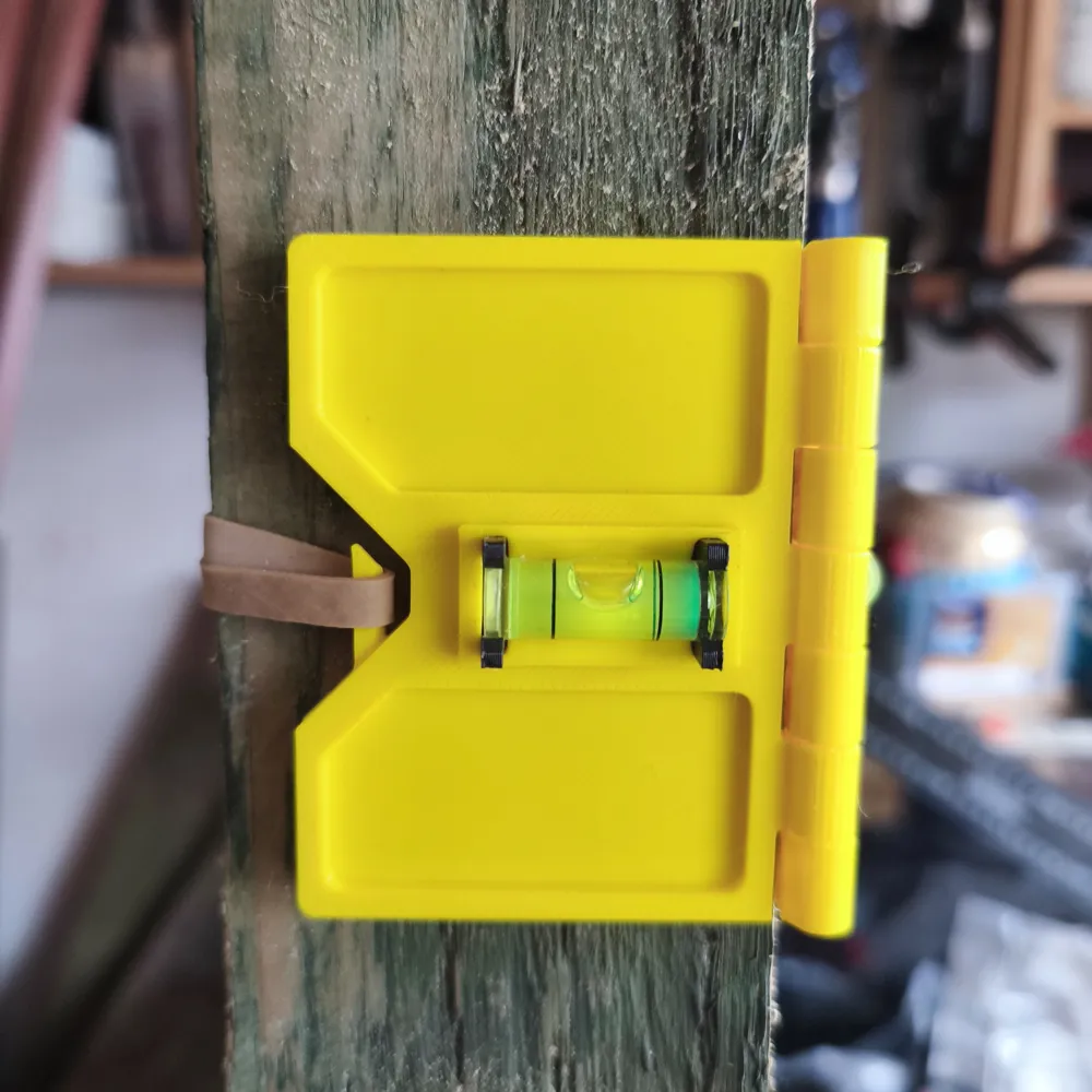 Garden Post Level - 2 Axis Spirit Level - Free 3D Print Model - MakerWorld