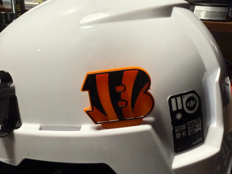 Bengals helmet hardhat clip