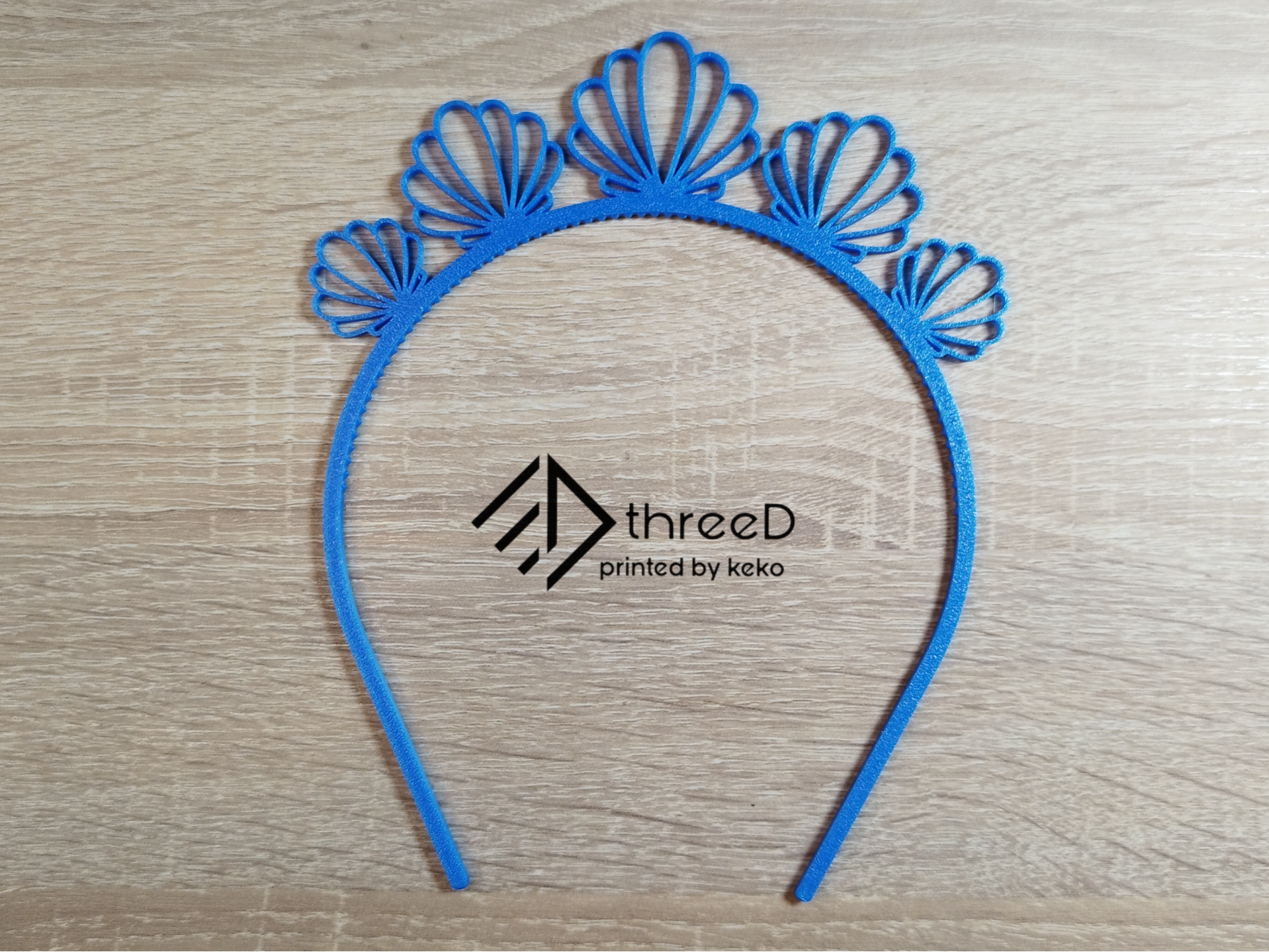 Seashell Tiara | Mermaid Hairband STL