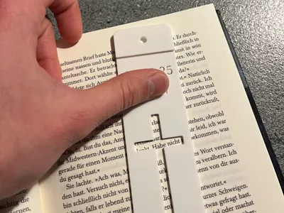 Fast Christmas gift bookmark