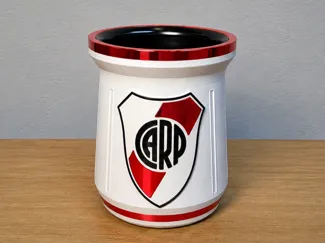 Mate de River Plate - Diseño Exclusivo Sin AMS