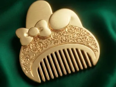 My Melody Rose Gold Style Comb