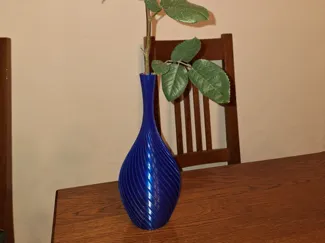 One rose spiral vase