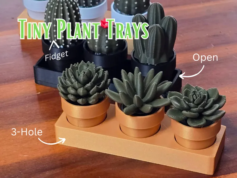 Tiny Plant Trays (ForgeCore Compatible)