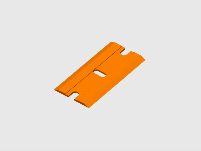 Blade for plastic Bed Scraper