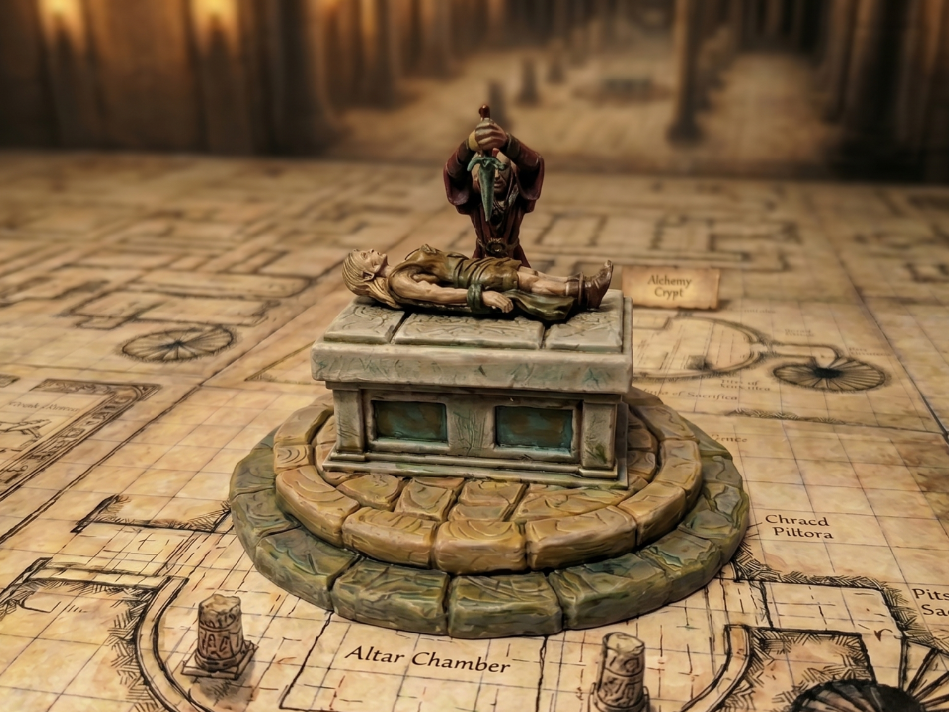 DnD Sacrifice at the Altar miniatures