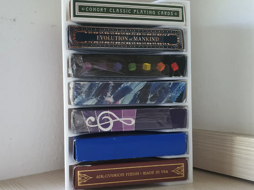 Présentoir pour jeux de cartes